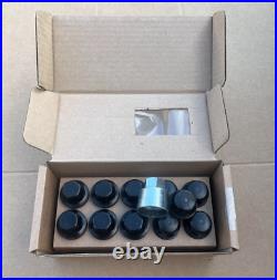 Land Rover Defender L663 Black Locking Wheel Nut Set Of 5 Lockers For Spare
