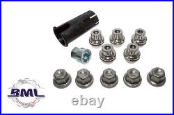 Land Rover Discovery 2 Locking Wheel Nuts And Key Full Kit Oem Part Rrb100510set