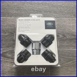 Land Rover Range Rover Gloss Black Wheel Nut Locking Set VPLWW0093