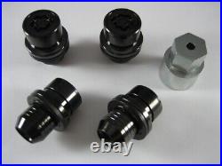 Land Rover Range Rover Gloss Black Wheel Nut Locking Set VPLWW0093 GENUINE OEM