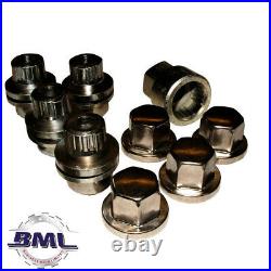 Land Rover Range Rover P38 Locking Wheel Nuts Oem. Part- Stc8513 / Rrb100370