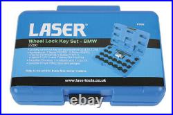 Laser 6539 22 Piece Locking Wheel Nut Set for BMW