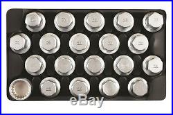 Laser 6662 Locking Wheel Nut Key Set 20pc Fits Volkswagen/Porsche