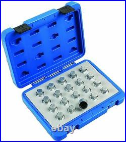 Laser 6861 Locking Wheel Nut Key Set For Vauxhall Opel 20 Piece Tool Set