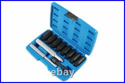 Laser 6972 Wheel Locking Nut Removal Nut Remover Tool 11 Piece 1/2''D Socket Set