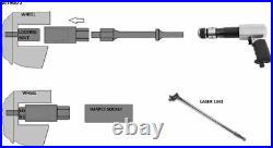 Laser 6972 Wheel Locking Nut Removal Nut Remover Tool 11 Piece 1/2''D Socket Set