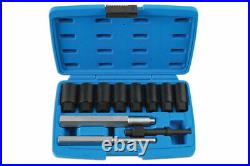 Laser 6972 Wheel Locking Nut Removal Nut Remover Tool 11 Piece 1/2''D Socket Set
