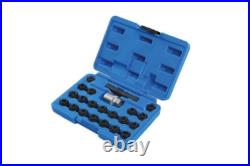 Laser 7108 22 Piece Locking Wheel Nut Key Set Fits VAG