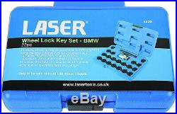 Laser TOOLS LAS6539 6539 Locking Wheel Nut Set- 22pc