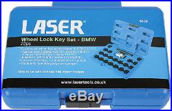 Laser TOOLS LAS6539 6539 Locking Wheel Nut Set- 22pc