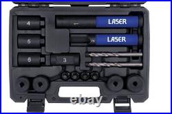 Laser Tools 8912 Locking Wheel Nut Removal Kit Lug Driller