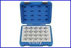 Laser Tools Locking Wheel Nut Key Set Vauxhall/Opel 20 Pieces 6862L