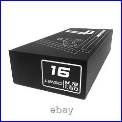 Lenso Nuts Wheel Lock Lug Steel Black M12x1.5 Size 17 mm Free Block Set 16 Pcs