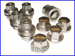 Locking Alloy Wheel Nut Set For Land Rover Range Rover P38 & Discovery 2 New