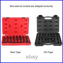 Locking Lug Nut Wheel Lock Key Removal Tool 16Pcs/Set For Auto
