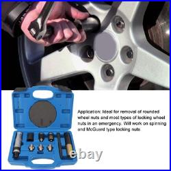 Locking Wheel Nut Key Remover Efficient Wheel Lock Removal Kit For Repairing