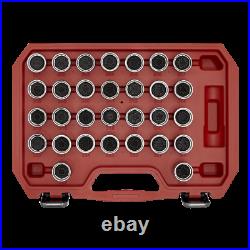 Locking Wheel Nut Key Set 30pc Mercedes Sealey SX212