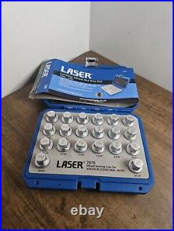 Locking Wheel Nut Key Set Laser 7076 Volvo 20 Pc Set Professional Use Only Ref H