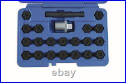 Locking Wheel Nut Key Set Vag 22Pc Laser 7108