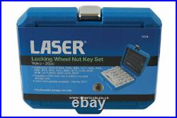 Locking Wheel Nut Key Socket Tool Set FOR VOLVO 072P 076P 079P 121P 651P 944P