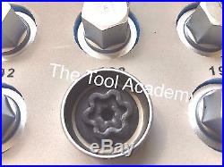 Locking Wheel Nut Keys Vauxhall Opel Tool Set Equiv OEM Z16512-181 TO Z16512-200