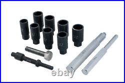 Locking Wheel Nut Removal Kit Internal Thread Tapered 1/2''D Sockets Damaged Nut