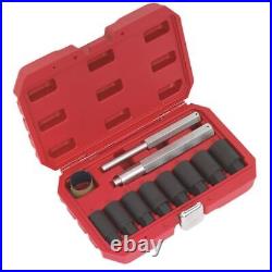 Locking Wheel Nut Removal Set 10pc