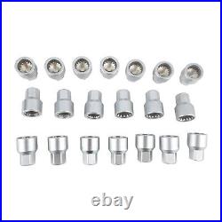 Locking Wheel Nut Security Master Key Socket Set Removal Tool for Porsche 20pc