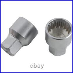 Locking Wheel Nut Security Master Key Socket Set Removal Tool for Porsche 20pc