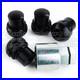Locking Wheel Nut Set 4 Pieces M14x1.5 Black Lug OE Quality 993.361.057.00