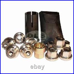 Locking Wheel Nut Set Alloy Land Rover Defender, Discovery 1 & RRC (STC8843AA)