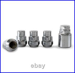 Locking Wheel Nuts For Jeep Cherokee Silver Chrome M14x1.5