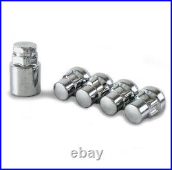 Locking Wheel Nuts For Jeep Cherokee Silver Chrome M14x1.5