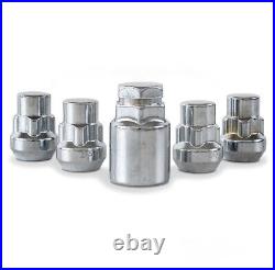 Locking Wheel Nuts For Jeep Cherokee Silver Chrome M14x1.5