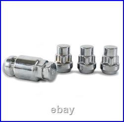 Locking Wheel Nuts For Jeep Cherokee Silver Chrome M14x1.5