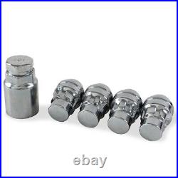 Locking Wheel Nuts For Nissan Juke Silver Chrome M12x1.25