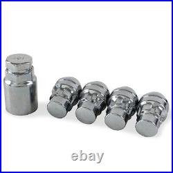 Locking Wheel Nuts For Nissan X-Trail Silver Chrome M12x1.25