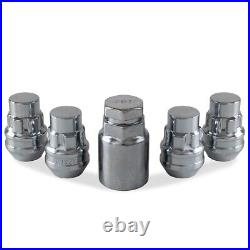 Locking Wheel Nuts For Nissan X-Trail Silver Chrome M12x1.25