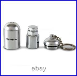 Locking Wheel Nuts For Ssangyong Rexton Silver Chrome M14x1.5