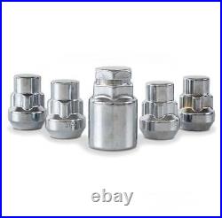 Locking Wheel Nuts For Tesla Model 3 Silver Chrome M14x1.5