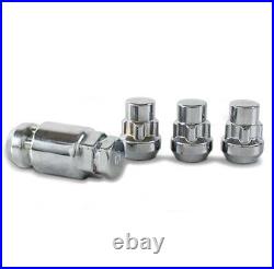 Locking Wheel Nuts For Tesla Model 3 Silver Chrome M14x1.5