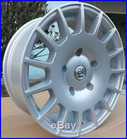 Locks + Nuts inc 18 Silver 1250kg Alloy Wheels XL Tyres Ford Transit Custom Mk7