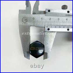 M12x1.5 RAYS 17HEX 32mm Black Steel Wheel Lug Lock Nuts 20pcs /set