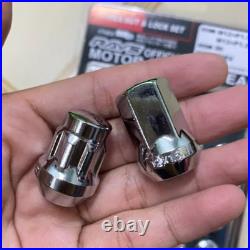 M12x1.5 RAYS 17HEX 32mm Black Steel Wheel Lug Lock Nuts 20pcs /set