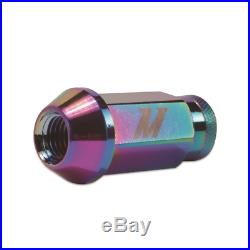 MISHIMOTO NEO CHROME ALUMINIUM LOCKING WHEEL LUG NUTS SET M12x1.5