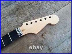 Maple Guitar Neck Chrome Floyd Locking Nut Truss Wheel Ss Frets Rosewood Neck