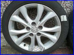 Mazda 3 alloy wheels 17 set of 4, With tyres, Chrome and Locking Nuts Inc