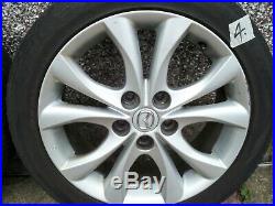 Mazda 3 alloy wheels 17 set of 4, With tyres, Chrome and Locking Nuts Inc