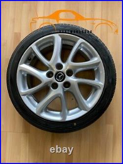 Mazda MX5 Mk3 Sport 4 x 17 alloys wheels and 205/45/17 tyres + locking nuts
