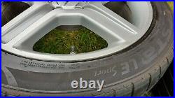 Mercedes AMG 19 Alloy Wheels For S-Class (W221), wheel bolts, and locking nuts